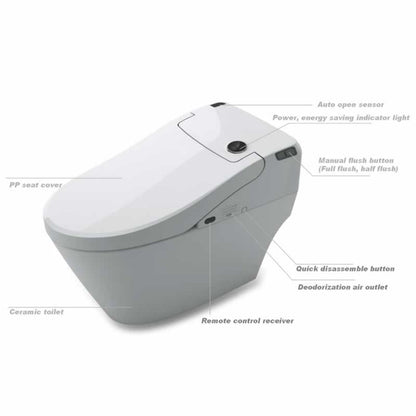 Basilia One-Piece Intelligent Toilet with Bidet Functionality