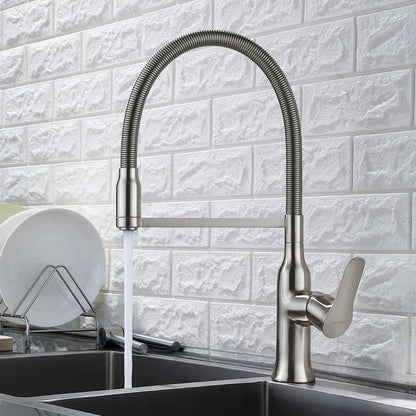 Liam Kitchen Faucet in Solid Brass with pull out spray
