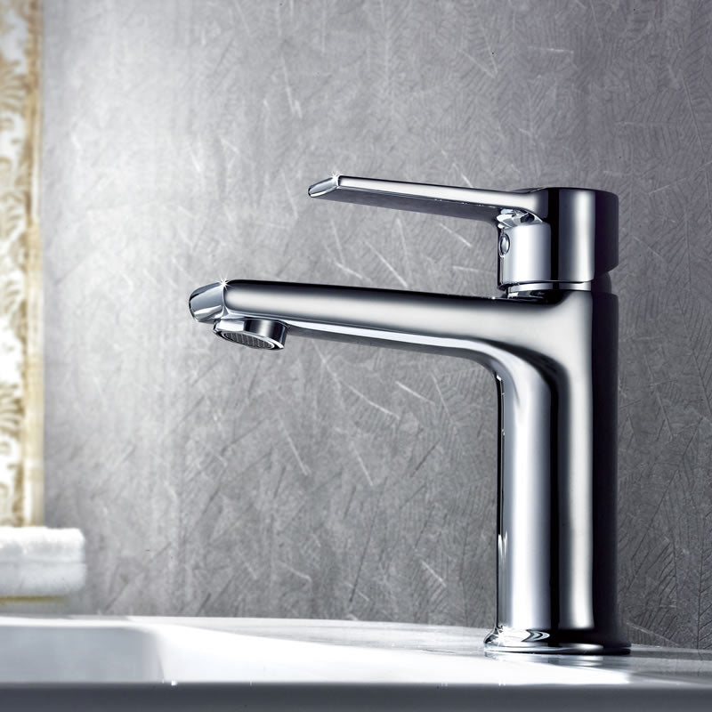 Lovis Bathroom Lavatory Faucet, Solid Brass, single hole installation
