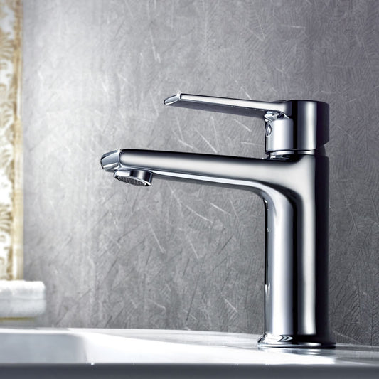 Lovis Bathroom Lavatory Faucet, Solid Brass, single hole installation