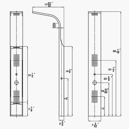 Maja Shower Panel System