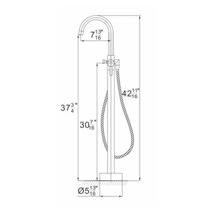 Melvin Freestanding Tub Faucet