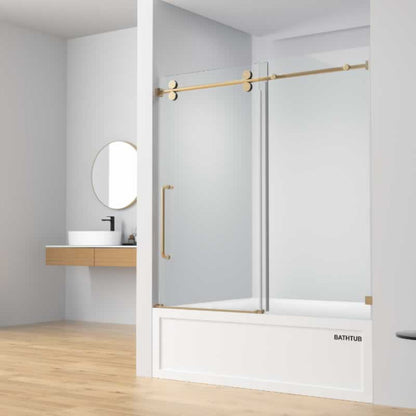 Mirelle Frameless Single Sliding Shower Door