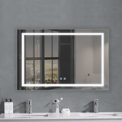 Obadiah Rectangle LED Mirror