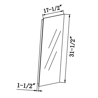 Obadiah Rectangle LED Mirror