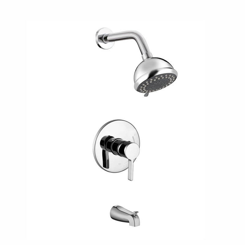 Selma Shower & Tub Combo Faucet in Polished Chrome