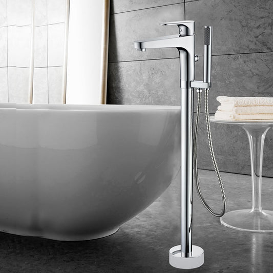 Vera freestanding tub faucet with side wand