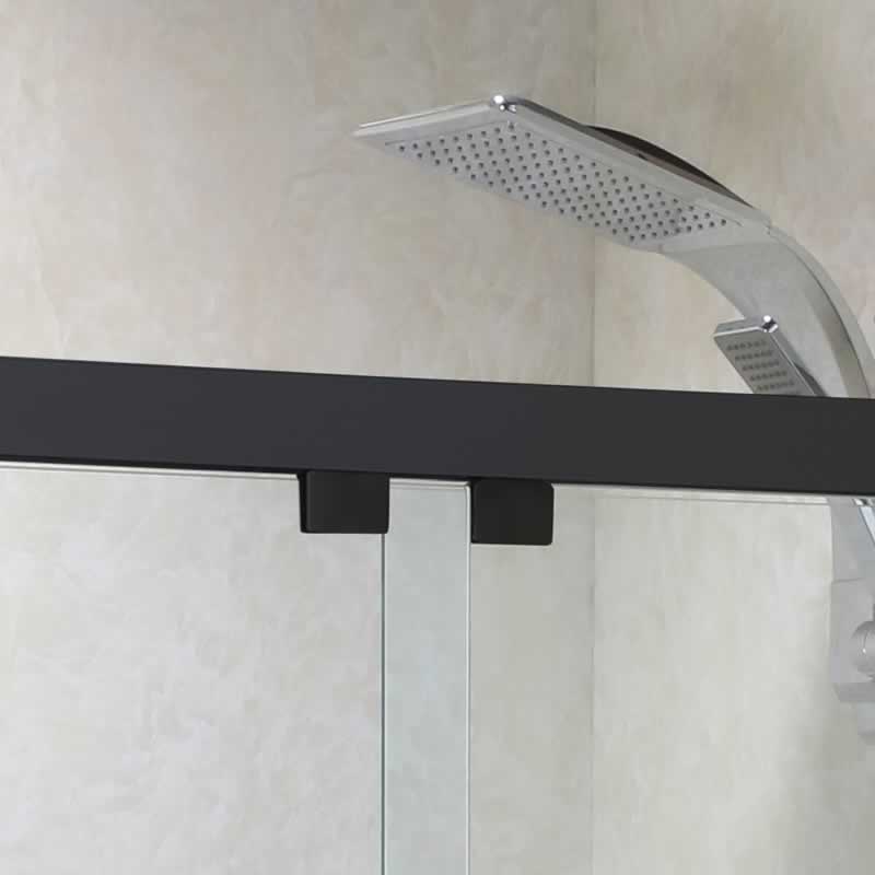 Yumi Semi-Frameless Double Sliding Shower Door
