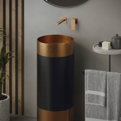 Alberton Wall Mounted Bathroom Lavatory Faucet, Solid Brass