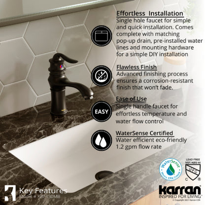 Dartford Bathroom Lavatory Faucet