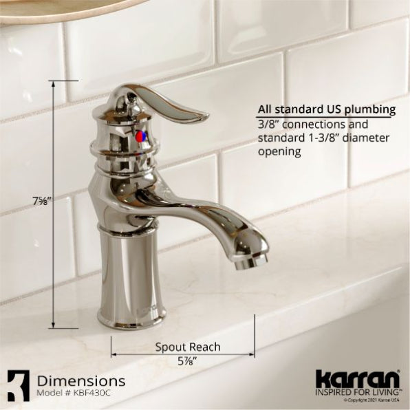 Dartford Bathroom Lavatory Faucet