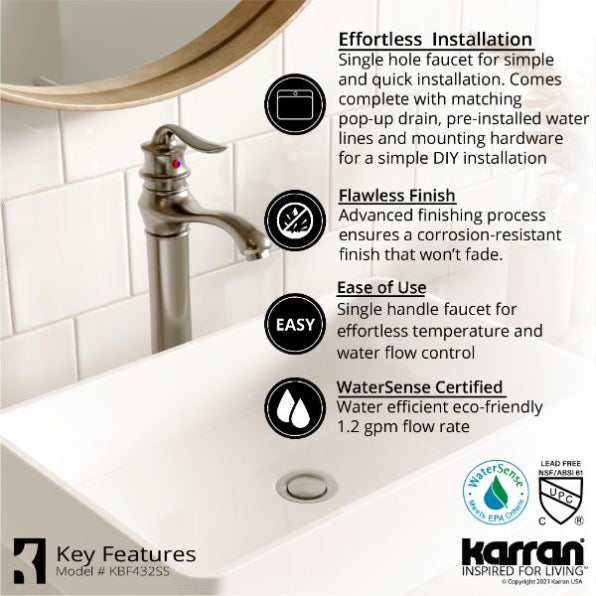 Dartford Bathroom Vessel Faucet