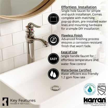 Dartford Bathroom Vessel Faucet