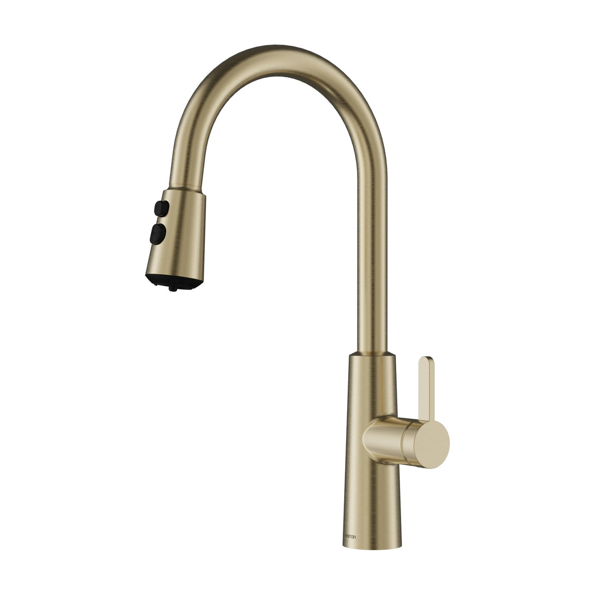 Elmsworth pull down kitchen faucet in Spot-Free Champagne Bronze