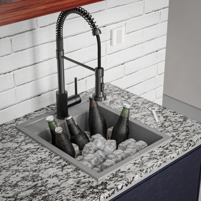 Essence 15" Quartz Composite Top Mount Bar Sink
