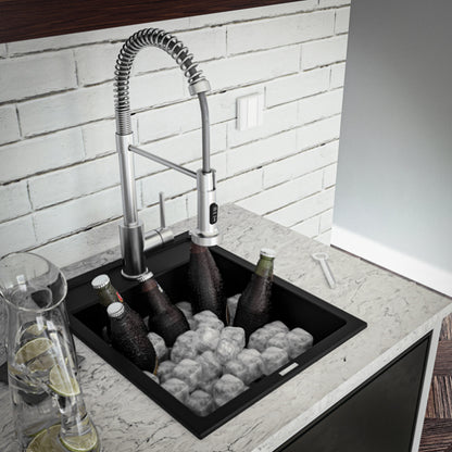 Essence 15" Quartz Composite Top Mount Bar Sink