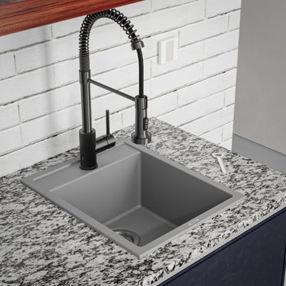 Essence 15" Quartz Composite Top Mount Bar Sink