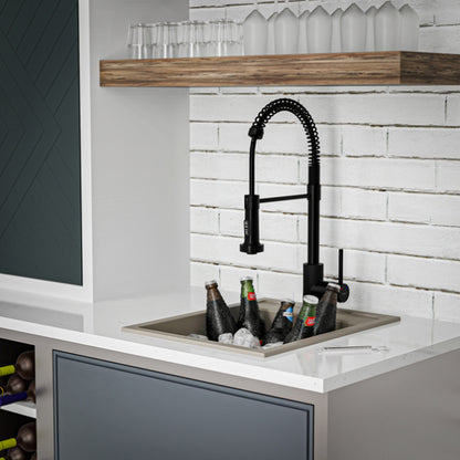 Essence 15" Quartz Composite Top Mount Bar Sink