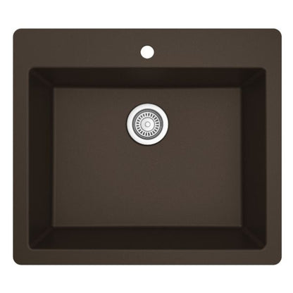 Essence 25" Quartz Composite Top Mount Kitchen Sink