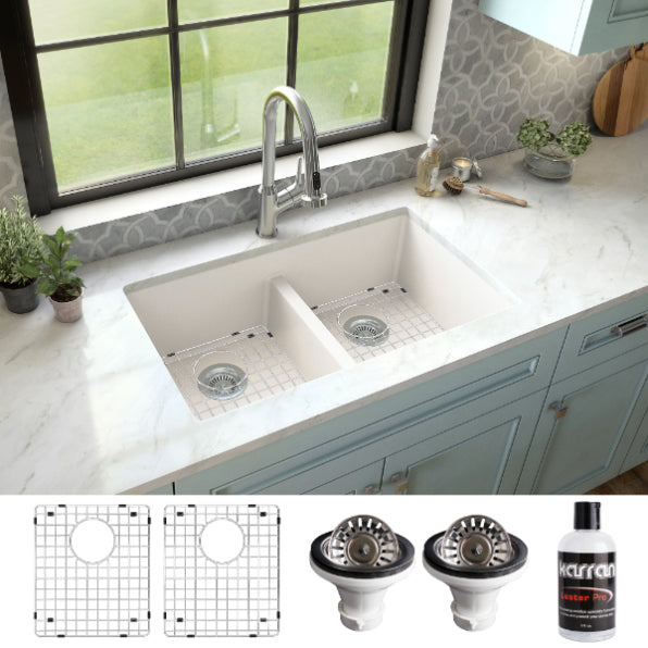 Essence 32" Quartz Composite Undermount Kitchen Sink