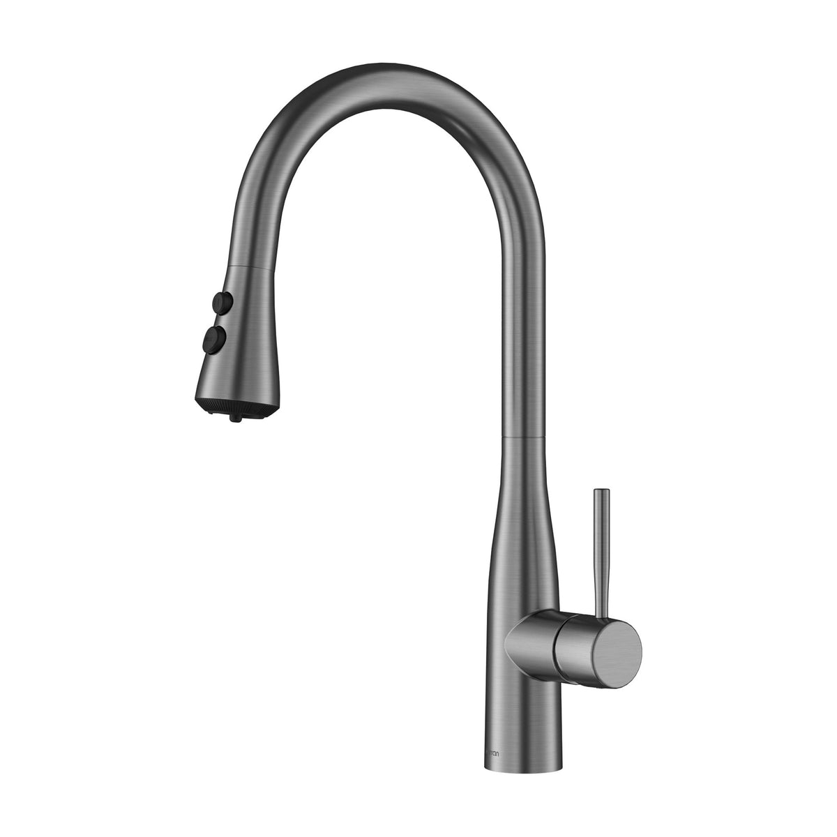 Faraday pull down kitchen faucet in Spot-Free Gunmetal Grey