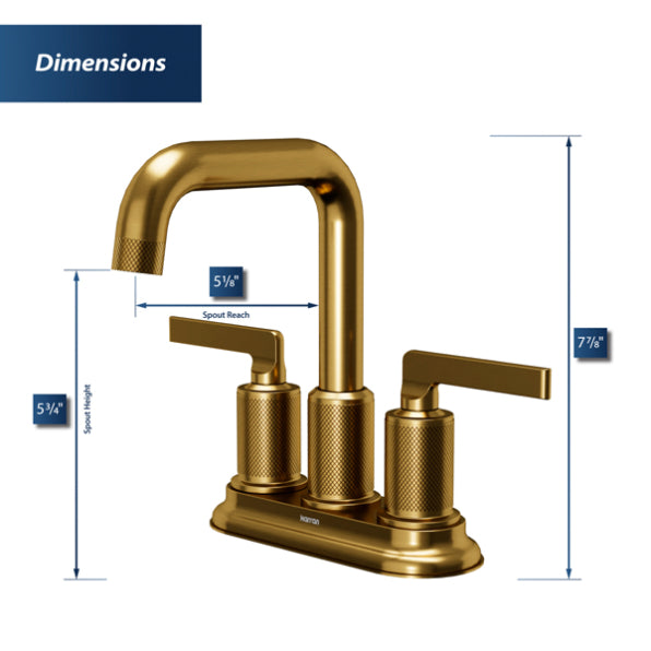 Gillingham 4" Centerset Bathroom Lavatory Faucet