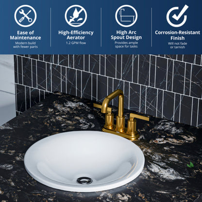 Gillingham 4" Centerset Bathroom Lavatory Faucet