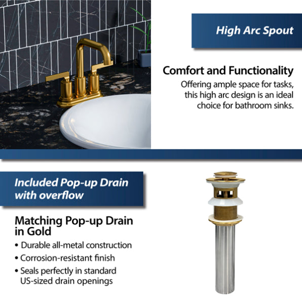 Gillingham 4" Centerset Bathroom Lavatory Faucet