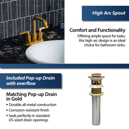 Gillingham 4" Centerset Bathroom Lavatory Faucet