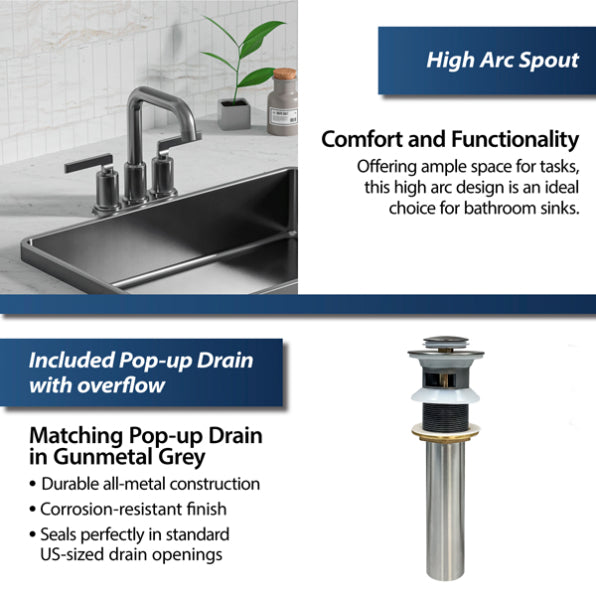 Gillingham 4" Centerset Bathroom Lavatory Faucet
