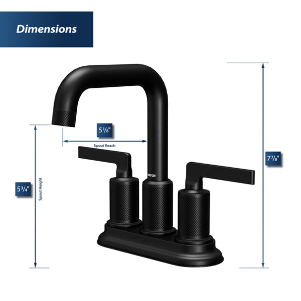 Gillingham 4" Centerset Bathroom Lavatory Faucet