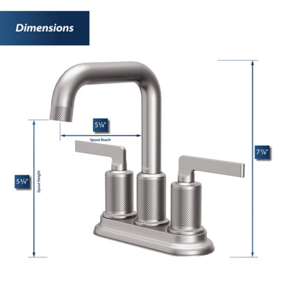 Gillingham 4" Centerset Bathroom Lavatory Faucet