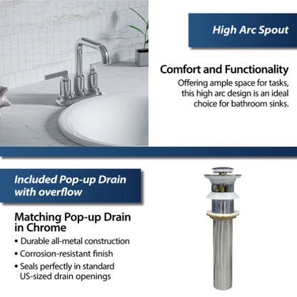 Gillingham 4" Centerset Bathroom Lavatory Faucet