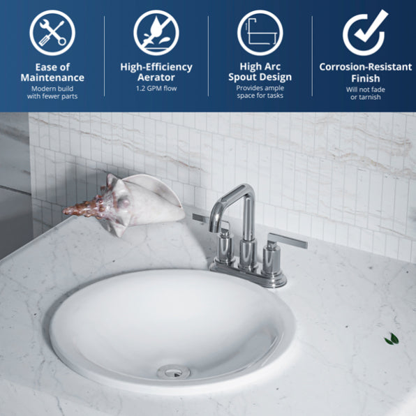 Gillingham 4" Centerset Bathroom Lavatory Faucet