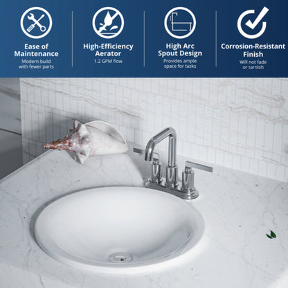 Gillingham 4" Centerset Bathroom Lavatory Faucet
