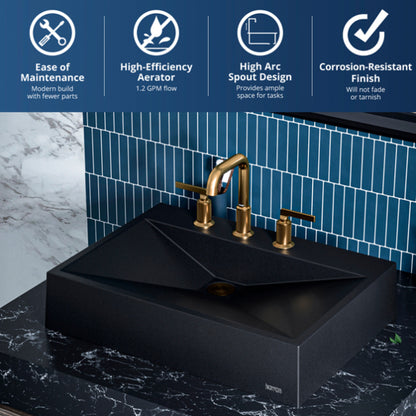 Gillingham 8" Widespread Bathroom Lavatory Faucet