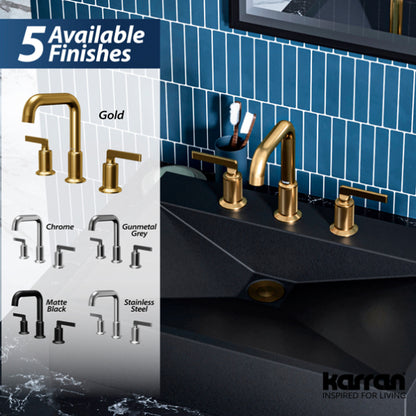 Gillingham 8" Widespread Bathroom Lavatory Faucet