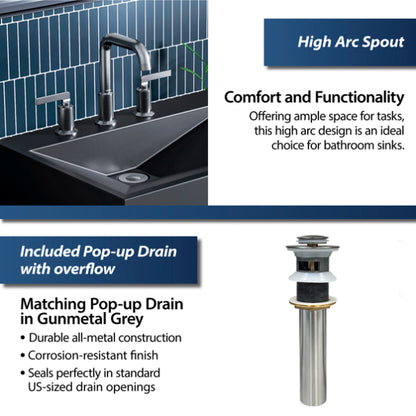 Gillingham 8" Widespread Bathroom Lavatory Faucet