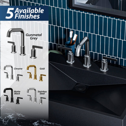 Gillingham 8" Widespread Bathroom Lavatory Faucet