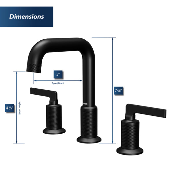 Gillingham 8" Widespread Bathroom Lavatory Faucet