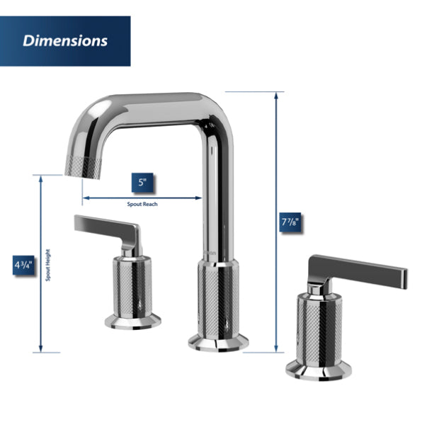 Gillingham 8" Widespread Bathroom Lavatory Faucet