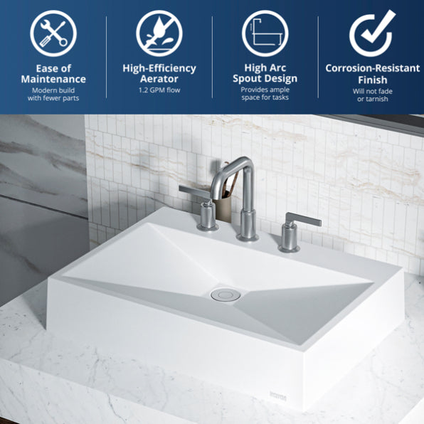 Gillingham 8" Widespread Bathroom Lavatory Faucet
