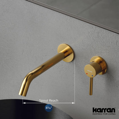 Grantham Wall Mounted Bathroom Lavatory Faucet