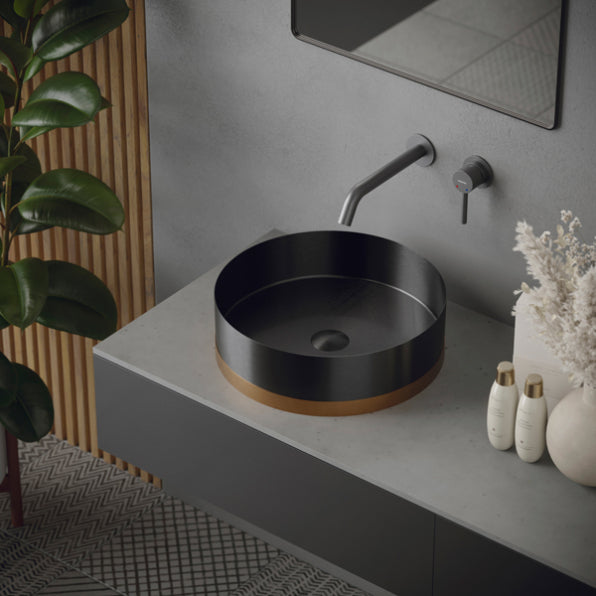 Grantham Wall Mounted Bathroom Lavatory Faucet