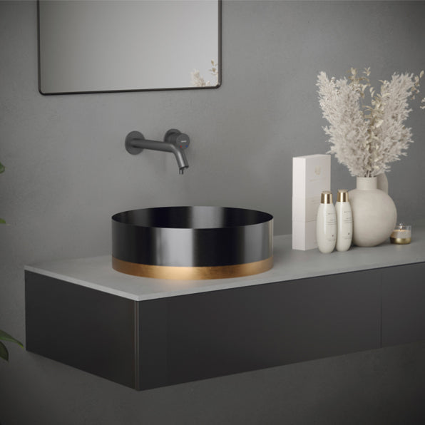 Grantham Wall Mounted Bathroom Lavatory Faucet
