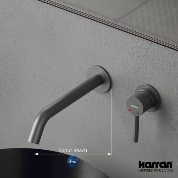 Grantham Wall Mounted Bathroom Lavatory Faucet