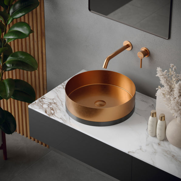 Grantham Wall Mounted Bathroom Lavatory Faucet