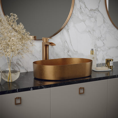 Kassel Bathroom Vessel Faucet in Solid Brass