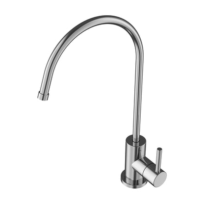 Kestrel beverage and filtered water faucet in Polished Chrome, side view