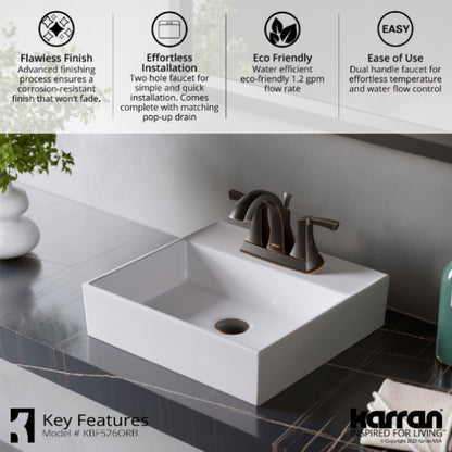 Randburg 4" Centerset Bathroom Lavatory Faucet